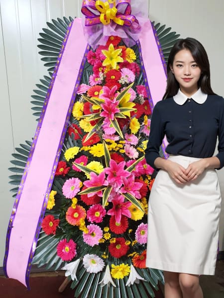 가천컨벤션센터 3단화환 기본형